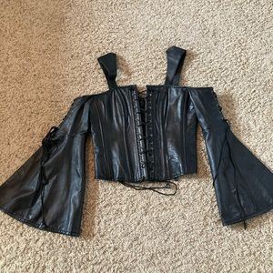 Sleeved Biker Corset